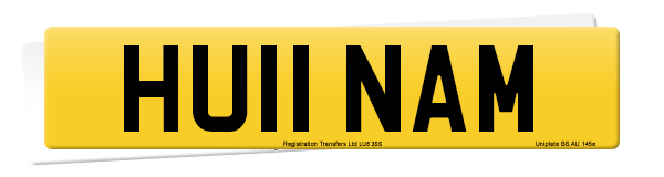 Registration number HU11 NAM